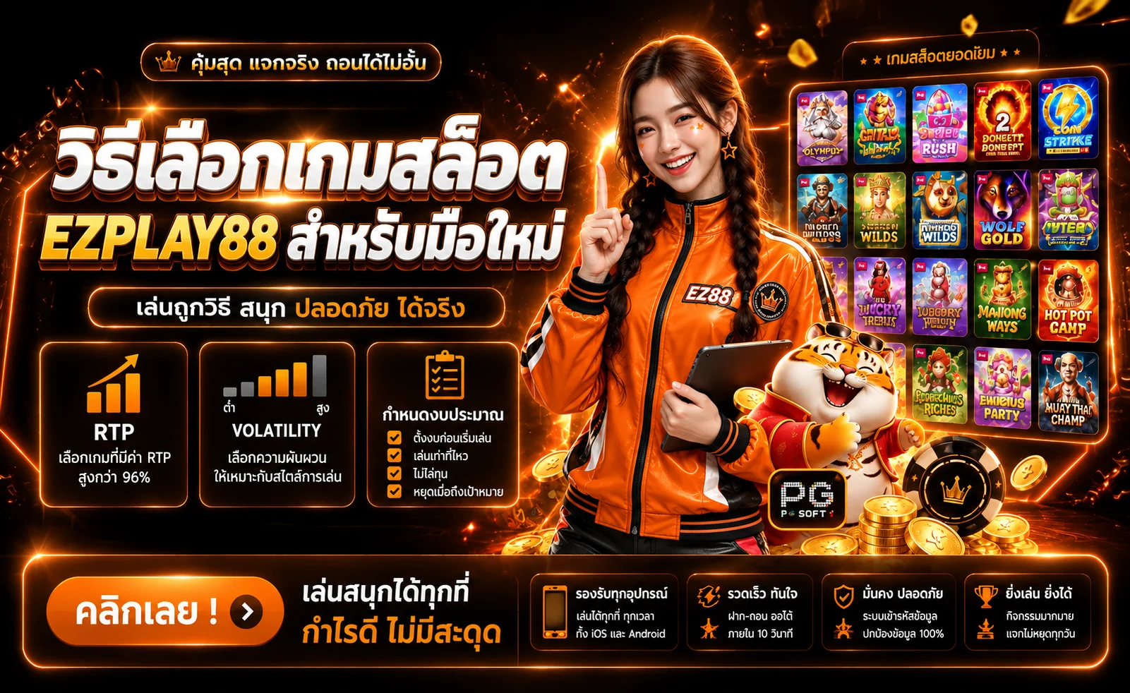 EZPLAY88 วิธีเลือกเกมสล็อตสำหรับมือใหม่